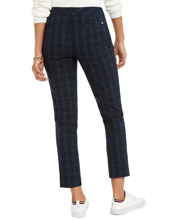 tommy hilfiger velvet pants