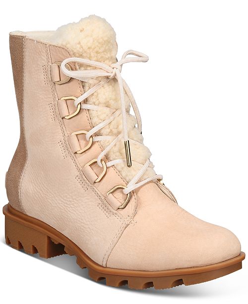 Sorel Women S Phoenix Short Lace Lux Boots Reviews Boots
