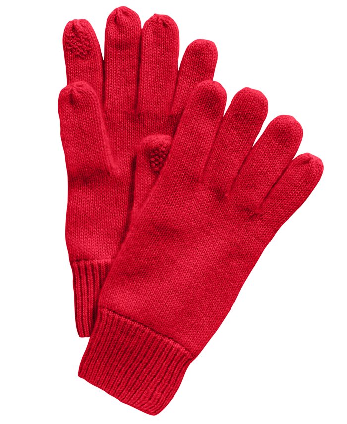 Charter Club Cashmere Tech Gloves, Created for Macy's - Macy's