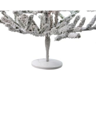 36" Flocked Alpine Coral Artificial Christmas Tree - Unlit