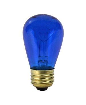 Northlight Pack Of 25 Incandescent S14 Blue Christmas Replacement Bulbs