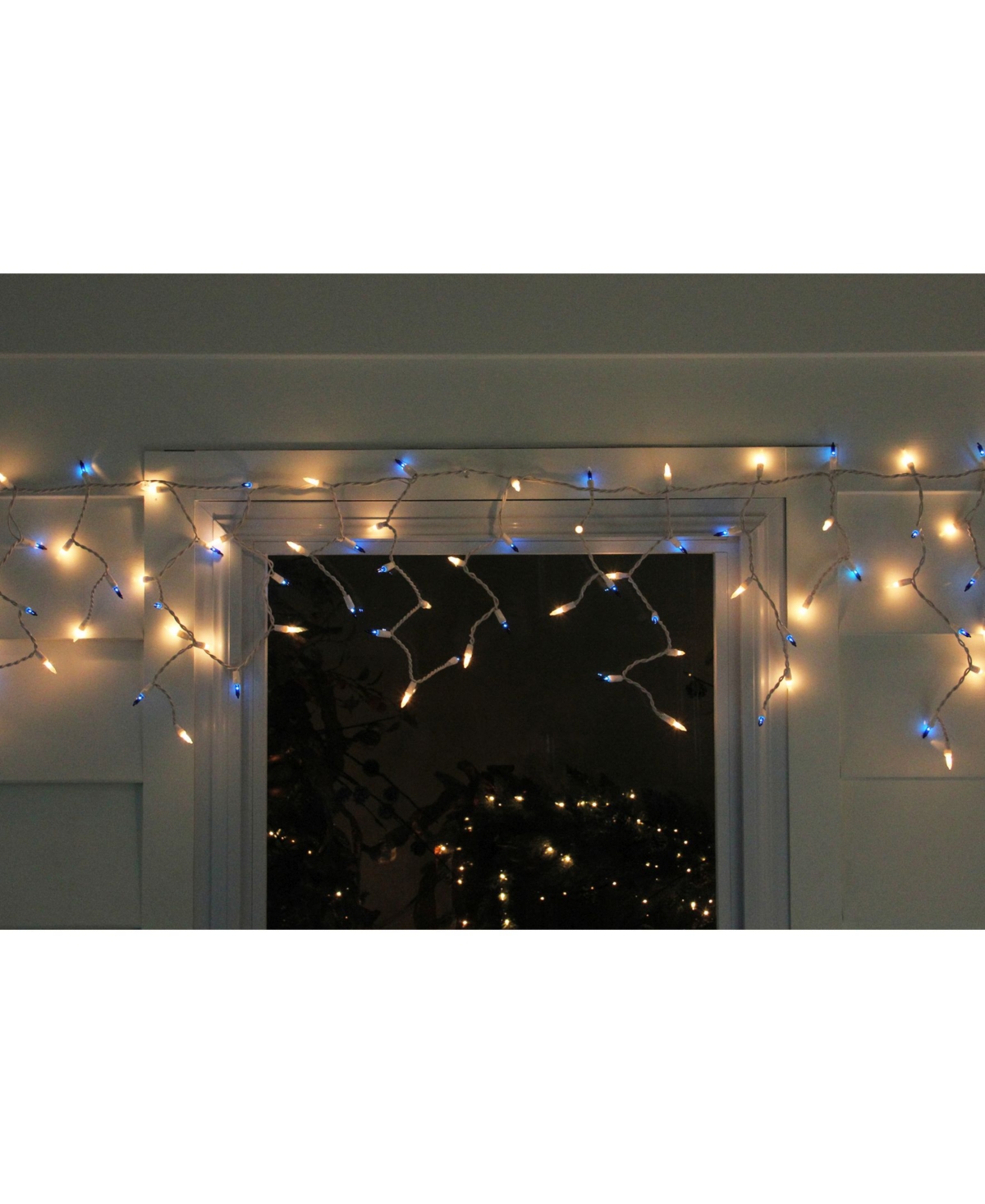 Northlight Set of 150 BlueMini Icicle Christmas Lights 3