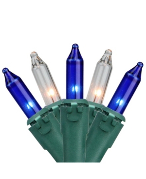 Northlight Set of 35 Blue Clear Mini Christmas Lights 25