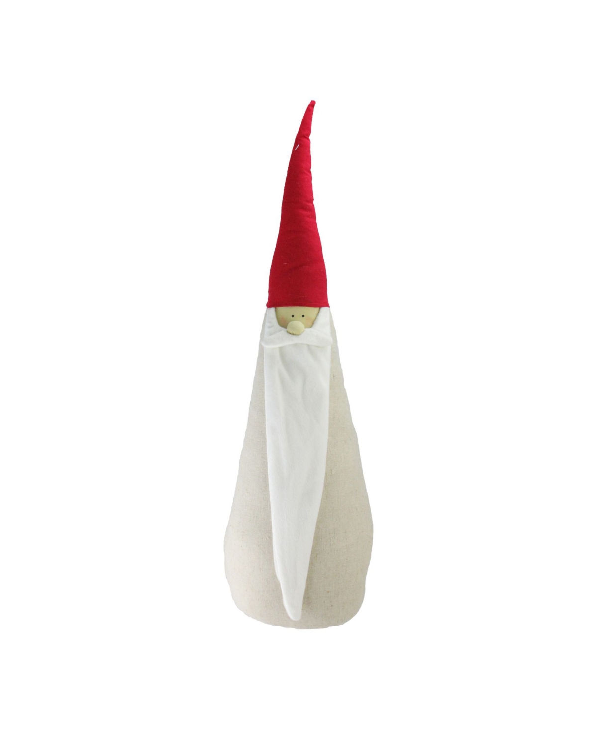 23.5" Red and Neutral Santa Gnome Tabletop Decoration - Red