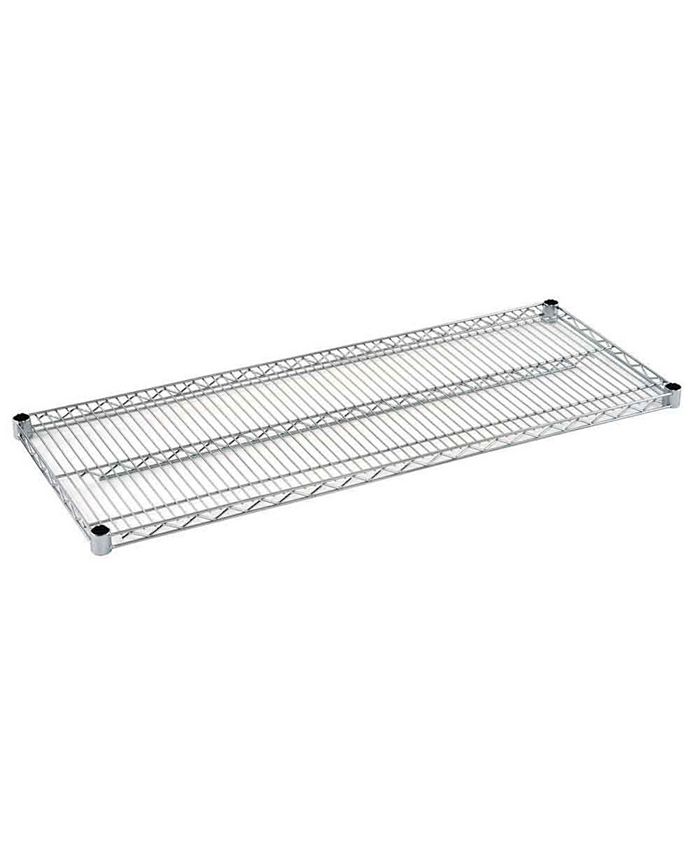Edsal Shelf Steel Shelving Unit In Chrome Finish & Reviews Cleaning