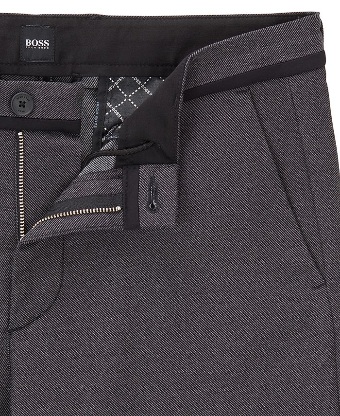 Hugo Boss BOSS Men's Cuffed SlimFit Trousers Macy's