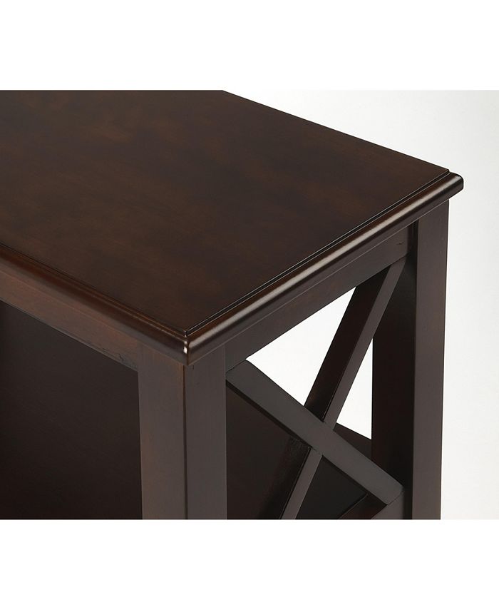 Butler Vance Cherry Bookcase Macy's