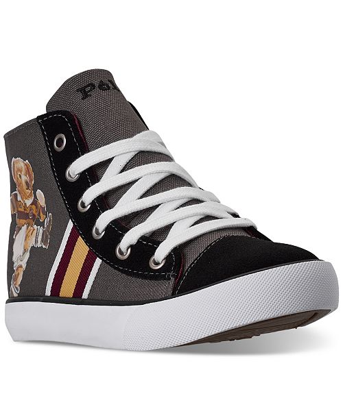 Polo Ralph Lauren Little Boys Kicker Bear Solomon High Top Casual Sneakers From Finish Line Reviews Finish Line Athletic Shoes Kids Macy S