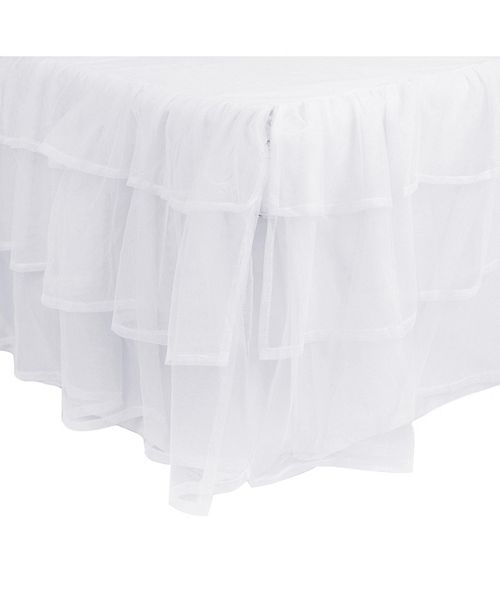 Tadpoles Triple Layer Tulle Bed Skirt Full Reviews Sheets