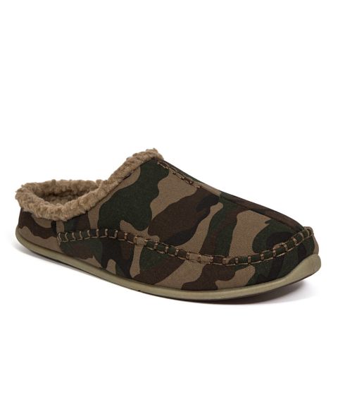 Мужские сабо DEER STAGS Slipperooz Nordic S.U.P.R.O. Sock Cushioned Indoor Outdoor Clog Slipper, цвет: Тёмный серый