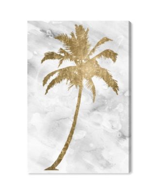 Palm Tree Gold Canvas Art - 15