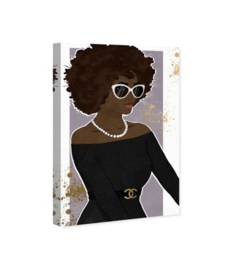 Oliver Gal Sunglasses and Pearls Woman Giclee Art Print on Gallery