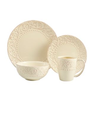 cream dinnerware set