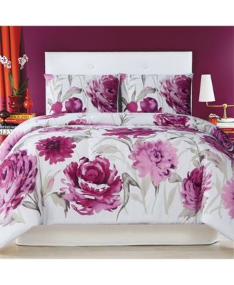 Christian Siriano Remy Floral Duvet Set Collection Bedding