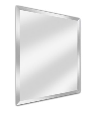 frameless beveled mirror