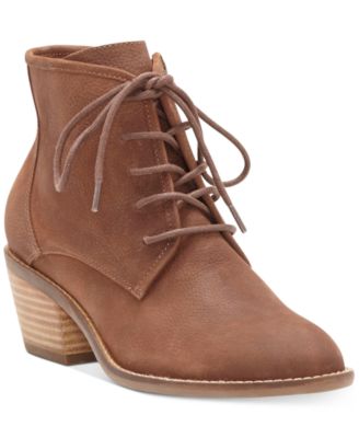 Lucky Brand Women's Idril Leather Boots - Macy's