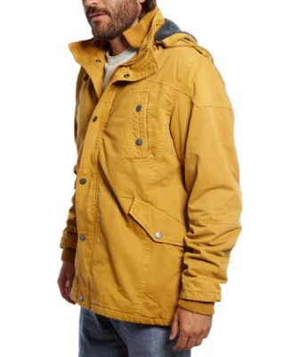 sherpa lined coat with hood