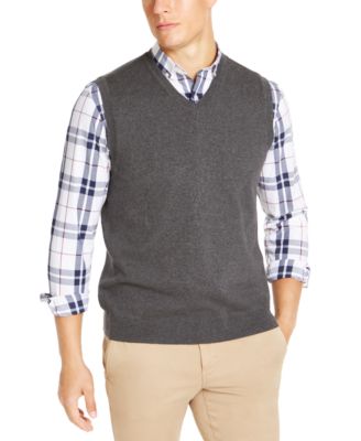 Club Room - Men's Regular-Fit V-Neck Sweater Vest