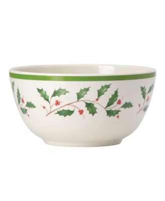 Holiday Melamine All-Purpose Bowls, Set of 4