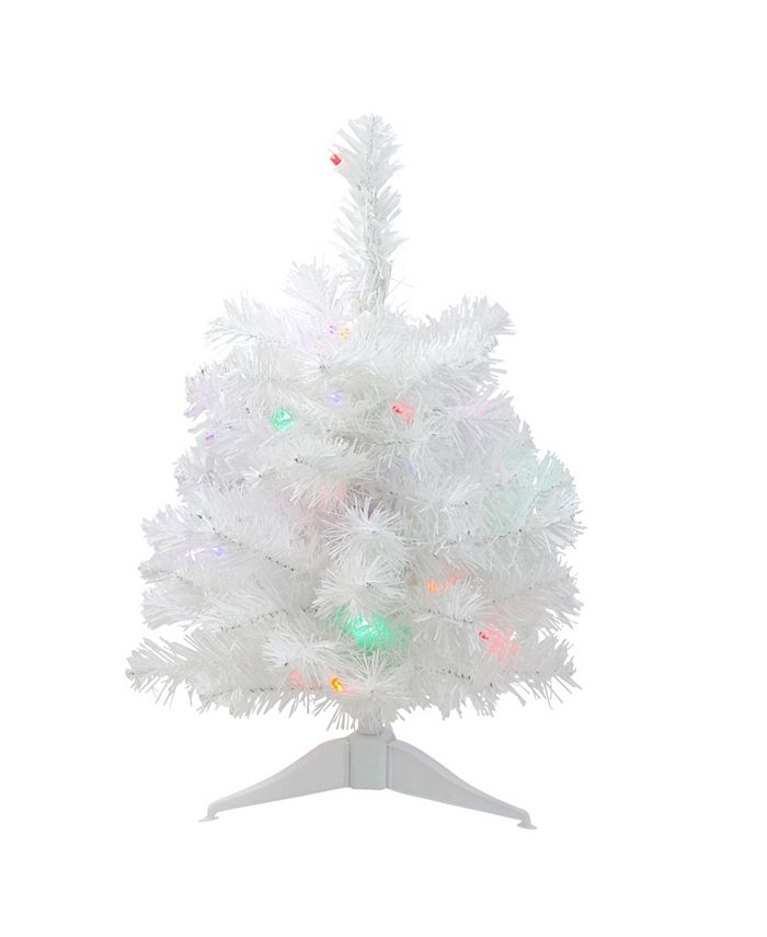 Small white artificial christmas tree discount