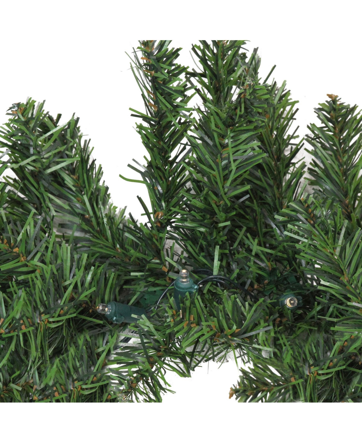 Northlight 9' Pre-Lit Led Canadian Pine Artificial Christmas Garland with Timer - Clear Lights