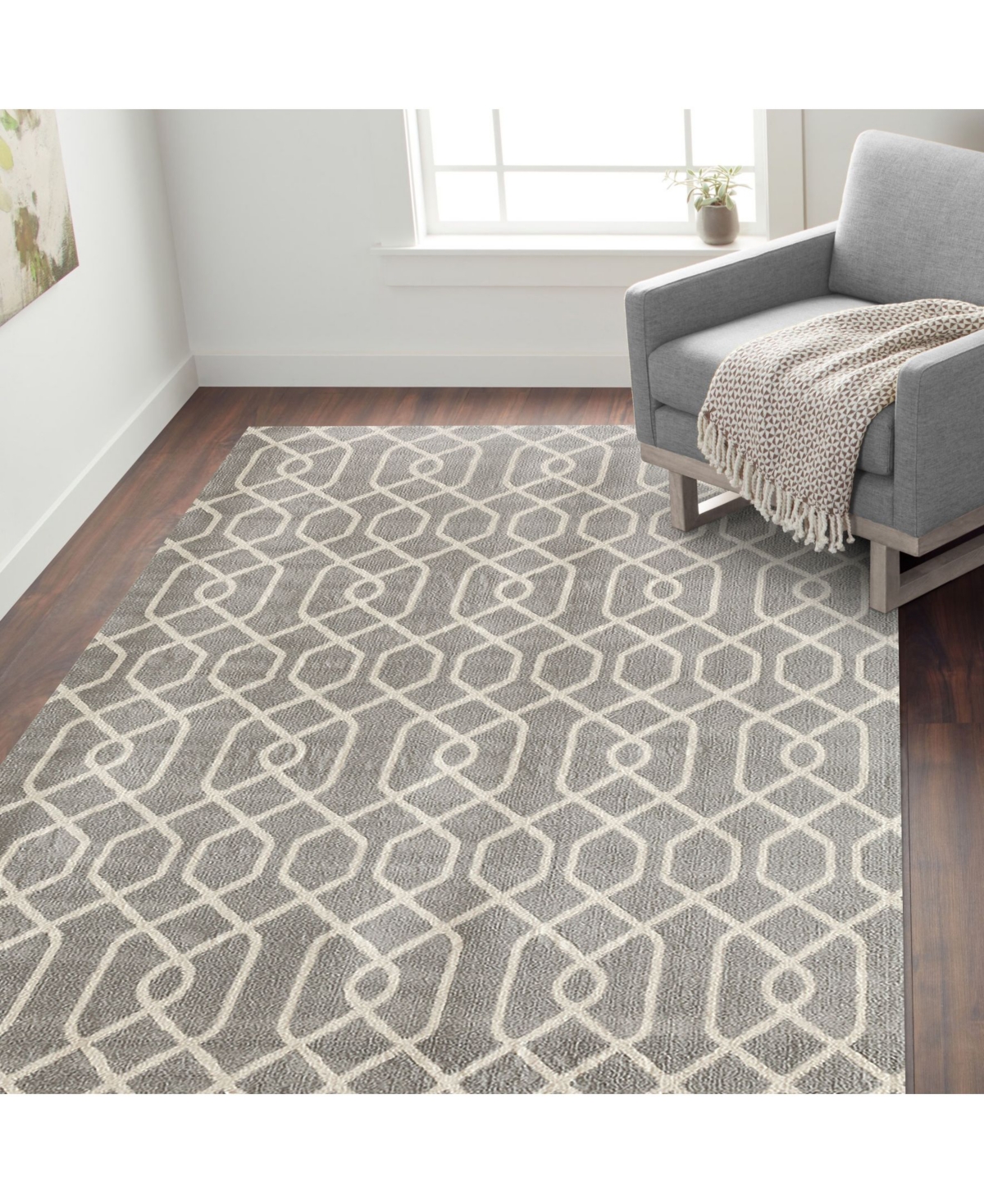 Main Street Rugs Haven Hav9105 Gray Area Rug
