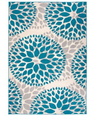 Haven Hav9099 Blue 3'1" x 5' Area Rug