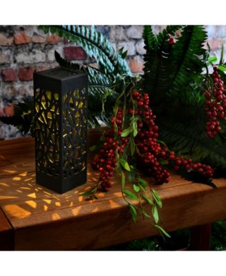 Lumabase Solar Powered Pathway Lights, Set of 4