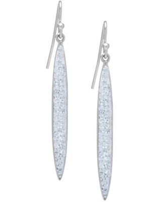 Giani Bernini Crystal Pav&eacute; Drop Earrings in 14k Gold-Plated Sterling Silver