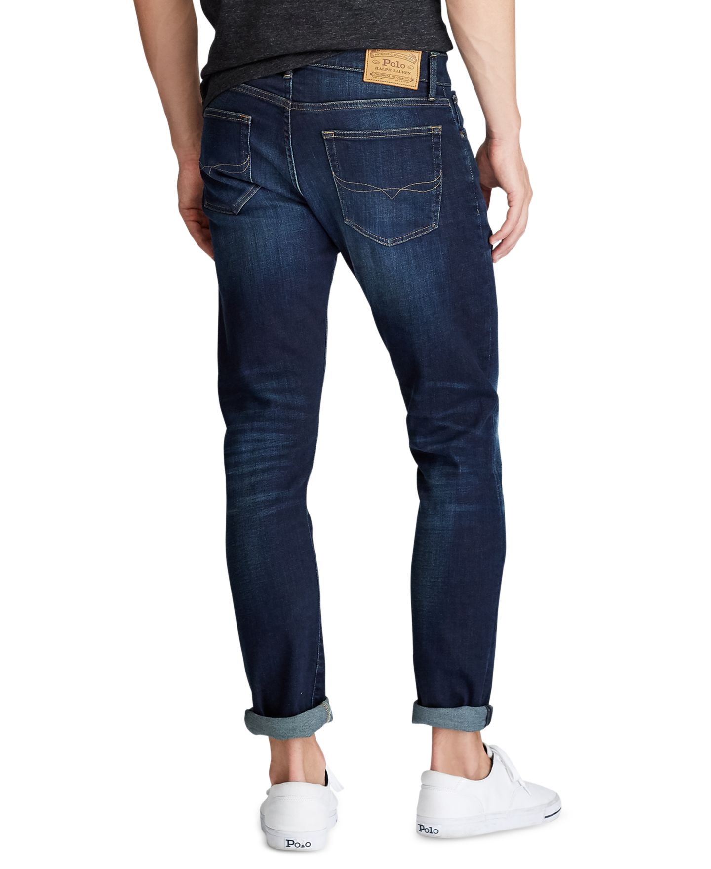 Мужские джинсы Polo Ralph Lauren Big & Tall Prospect Straight Stretch, цвет: Murphy Stretch Dark — фото 5