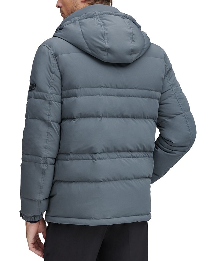 Marc New York Men's Huxley Crinkle Down Jacket with Removable Hood Macy's