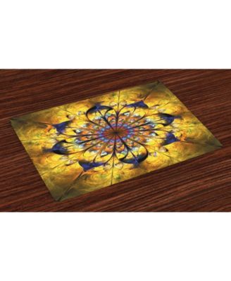 Ambesonne Place Mats, Set of 4