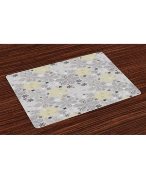 Ambesonne Place Mats Set of 4
