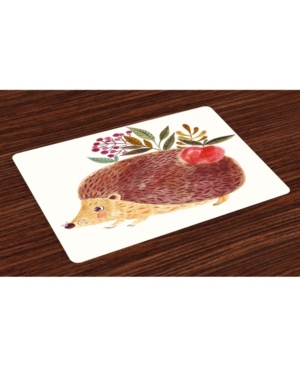 Ambesonne Animal Place Mats Set of 4