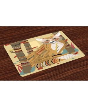 Ambesonne Fox Place Mats Set of 4