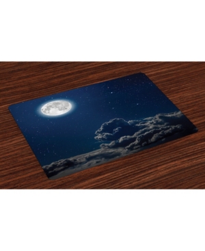 Ambesonne Galaxy Place Mats Set of 4