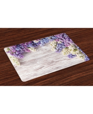 Ambesonne Rustic Place Mats Set of 4