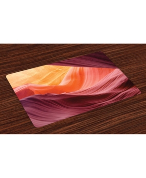 Ambesonne Landscape Place Mats Set of 4