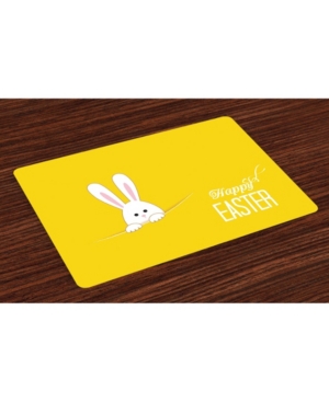 Ambesonne Place Mats Set of 4