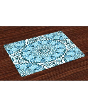 Ambesonne Moroccan Place Mats Set of 4