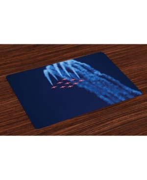 Ambesonne Airplane Place Mats Set of 4