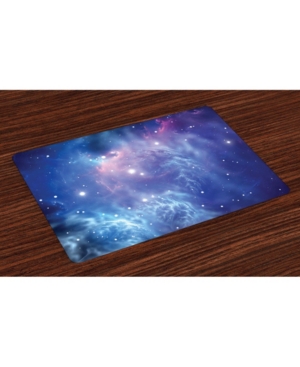 Ambesonne Outer Space Place Mats Set of 4