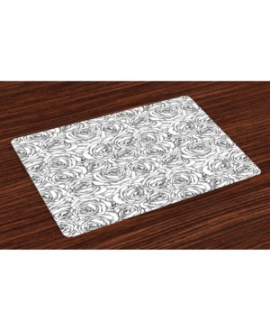 Ambesonne Place Mats Set of 4