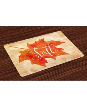 Ambesonne Fall Place Mats Set of 4