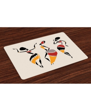 Ambesonne African Place Mats Set of 4