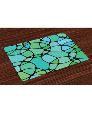 Ambesonne Seafoam Place Mats Set of 4
