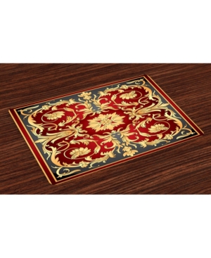 Ambesonne Turkish Pattern Place Mats Set of 4