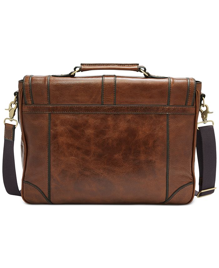 Fossil Men's Leather Messenger Bag Macy's
