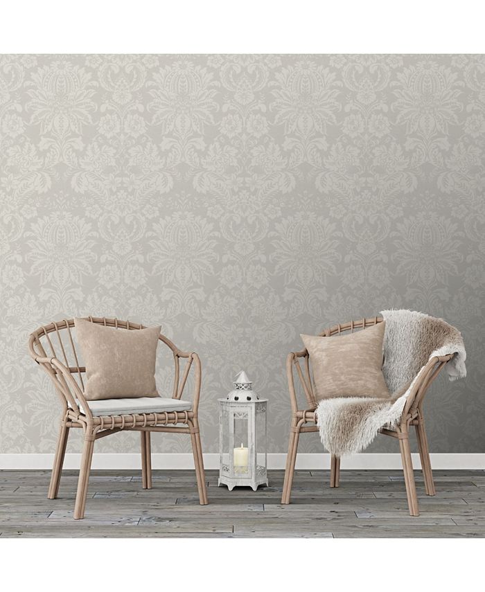 Graham & Brown Damask Wallpaper Macy's