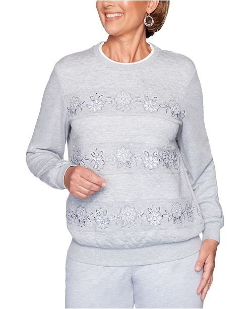 Alfred Dunner All About Ease Embellished Sweatshirt Reviews